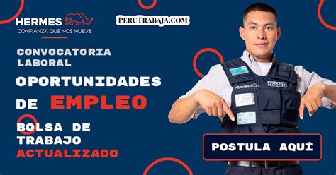 Ofertas de empleo Hermes en Perú 